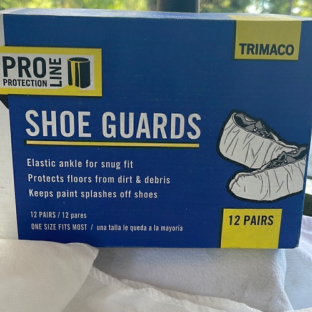 Pro line protection shoe guards  11 1/2 pairs  great product. One size fits most